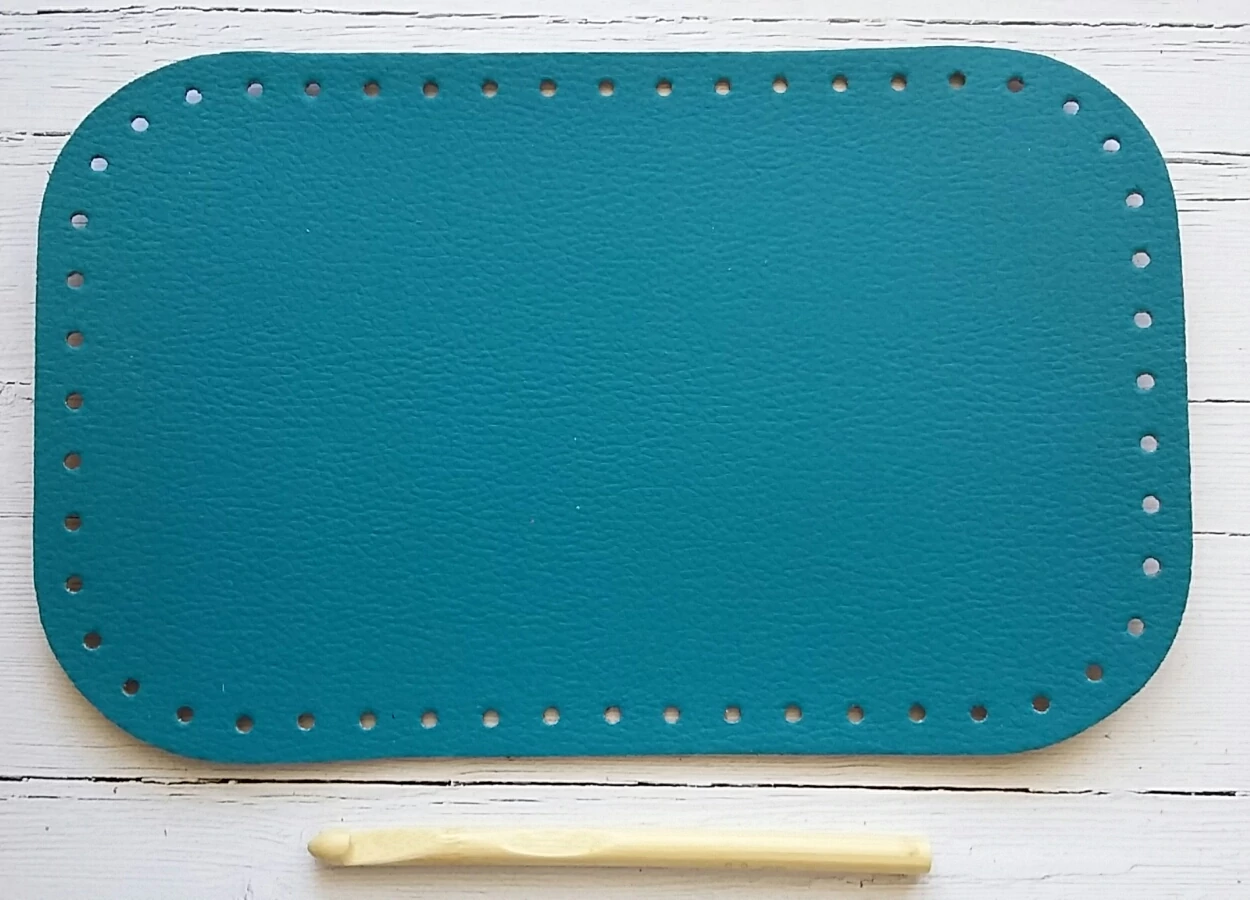 Táskaalap 18x28 cm - aquamarin