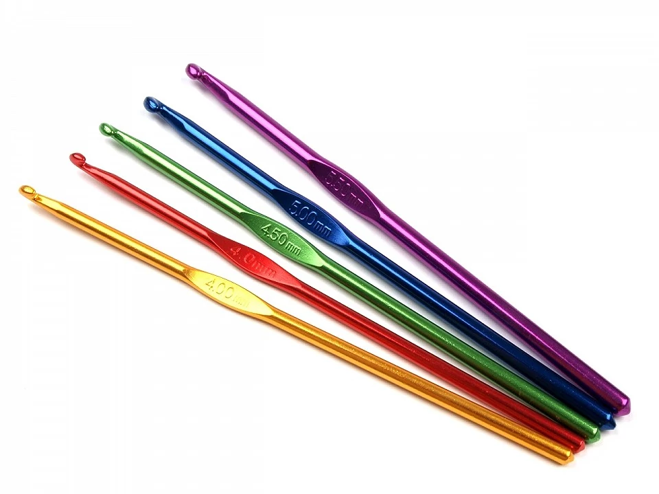 Fém horgolótű alumínium - 2,5 mm