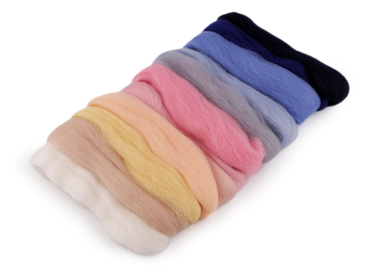 Fésült gyapjú nemezeléshez - 50 g - Tavasz