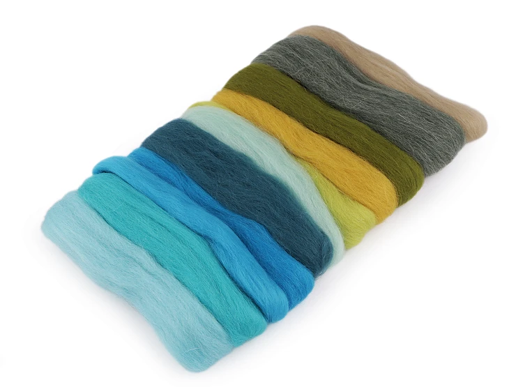 Fésült gyapjú nemezeléshez - 50 g - Van Gogh