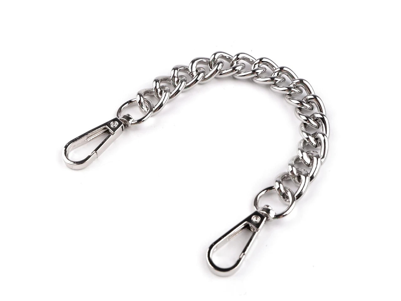 Táskalánc/táskafül 25 cm - nikkel