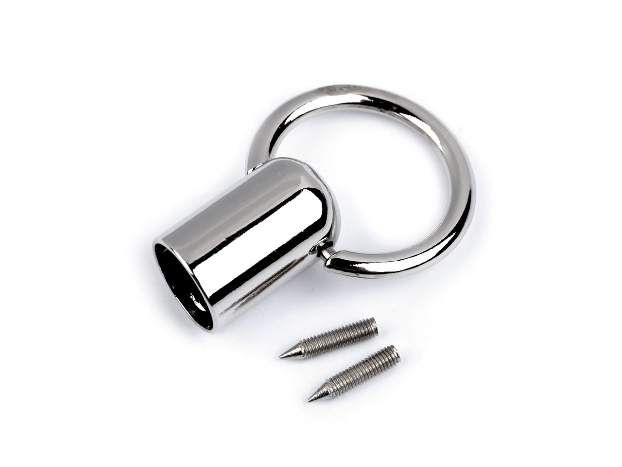 Végzáró táskafülhöz 13 mm - párban - nikkel