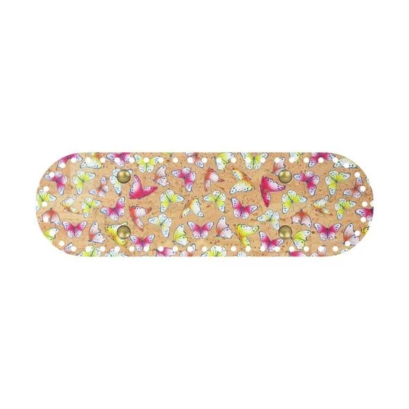 Parafa táskaalap ovális 32x10 cm - pillangó
