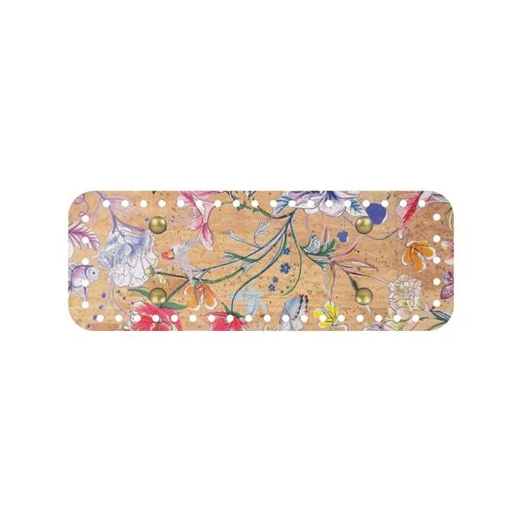 Parafa táskaalap szögletes 28x10 cm - mezei virágok