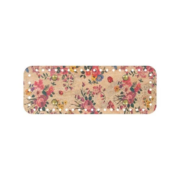 Parafa táskaalap szögletes 28x10 cm - virágos mező