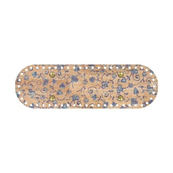 Parafa táskaalap ovális 32x10 cm - búzavirág