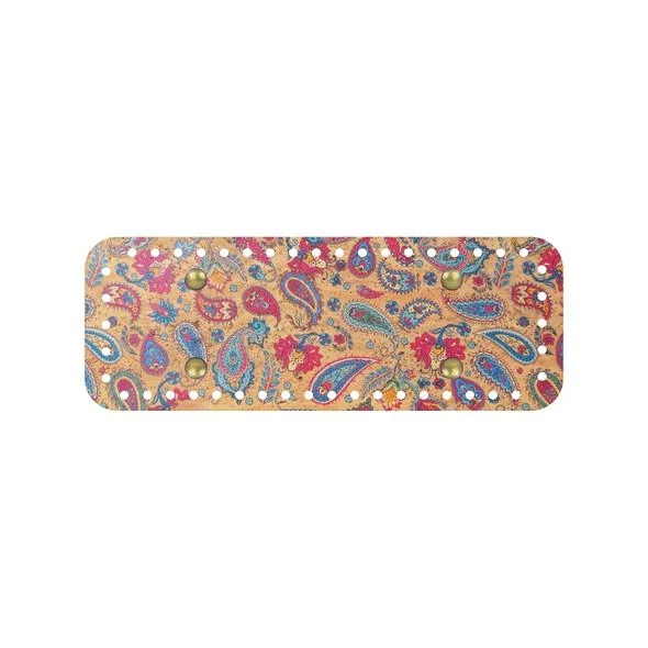 Parafa táskaalap szögletes 28x10 cm - színes levelek