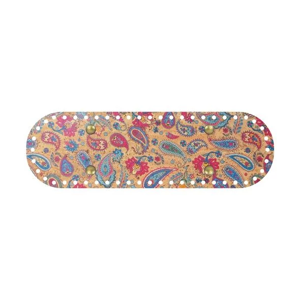 Parafa táskaalap ovális 32x10 cm - színes levelek
