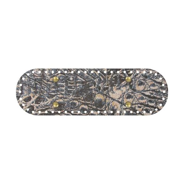 Parafa táskaalap ovális 32x10 cm - kígyómintás