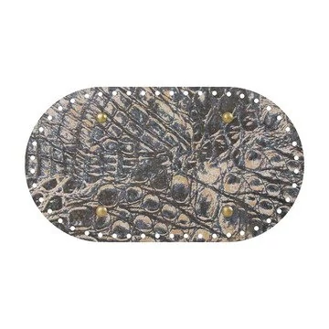Parafa táskaalap ovális nagy 30x17 cm - kígyómintás