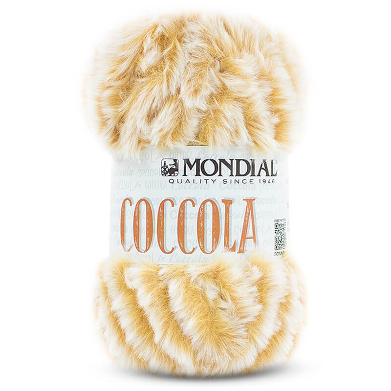 Mondial Coccola szőrös fonal - bézs hamvas