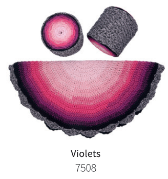 Retwisst macrame cake - Violets
