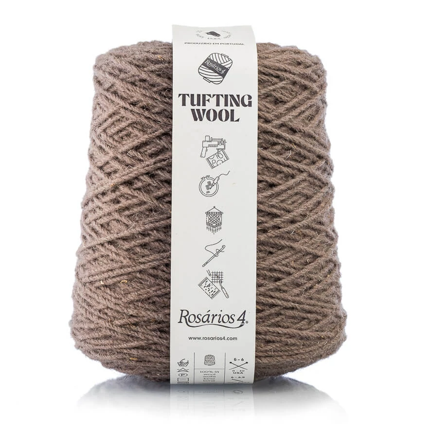 Rosários4 Tufting fonal 100% gyapjú - TAUPE