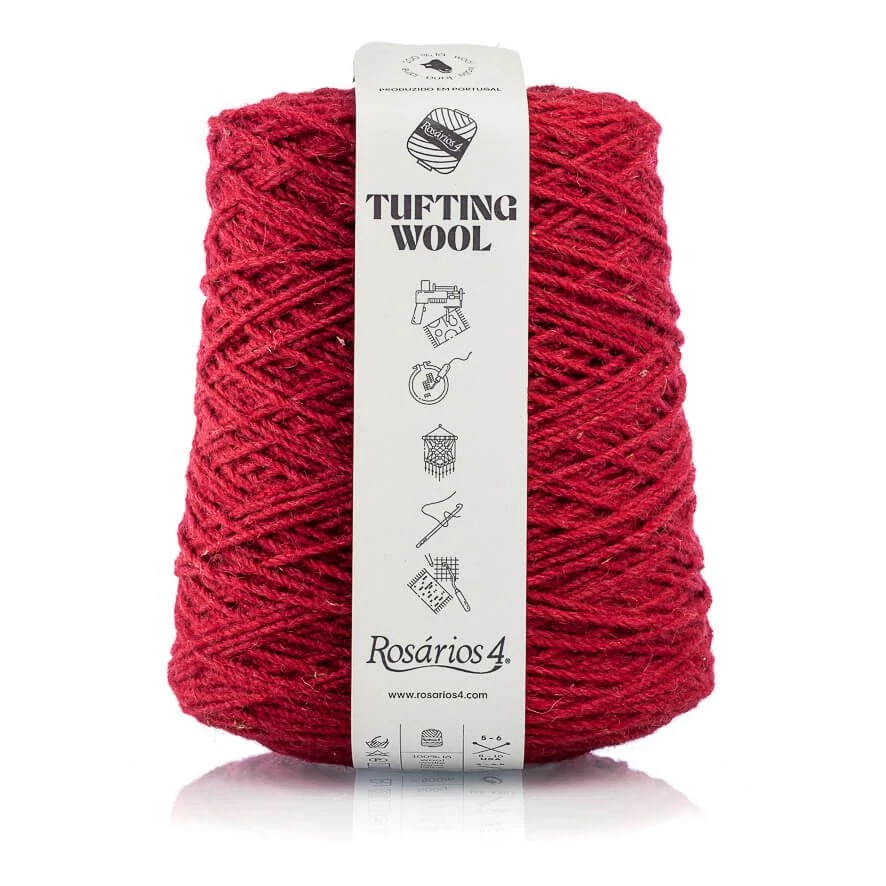 Rosários4 Tufting fonal 100% gyapjú - MEGGYPIROS