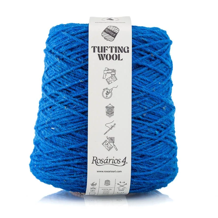 Rosários4 Tufting fonal 100% gyapjú - KIRÁLYKÉK