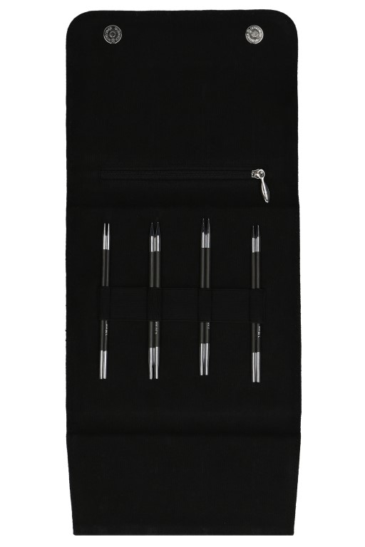 Knitpro exkluzív körkötőtű kezdő szett - noir 3-4,5 mm