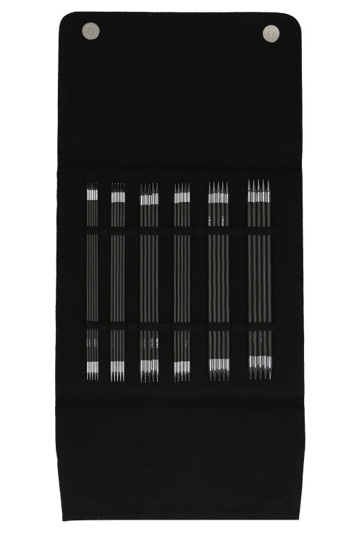 Knitpro exkluzív zoknikötőtű szett - 20 cm - noir 2,5-5 mm