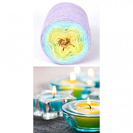 Candy pamut színátmenetes tortafonal - 817