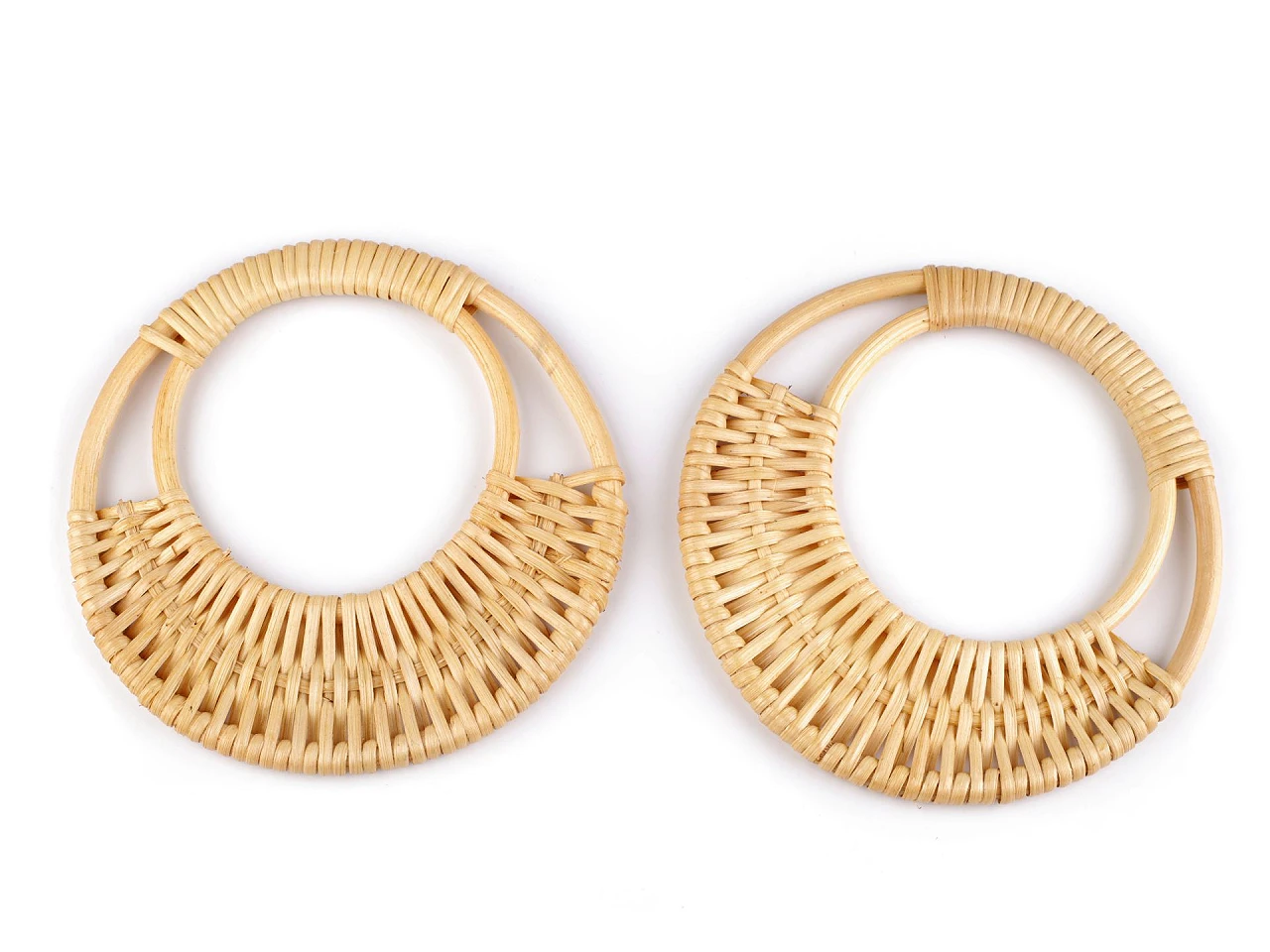 Rattan táskafül párban - 16,5 cm