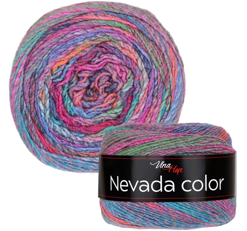 Nevada Color színátmenetes fonal – 6303 – Funny rainbow