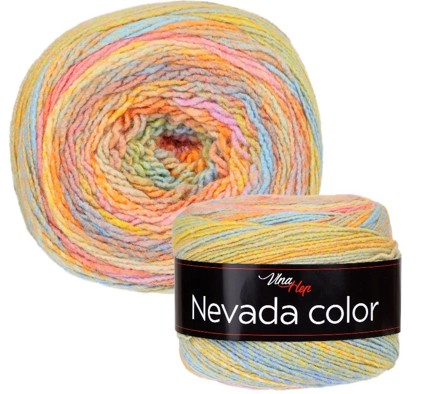 Nevada Color színátmenetes fonal – 6305 – Happy summer