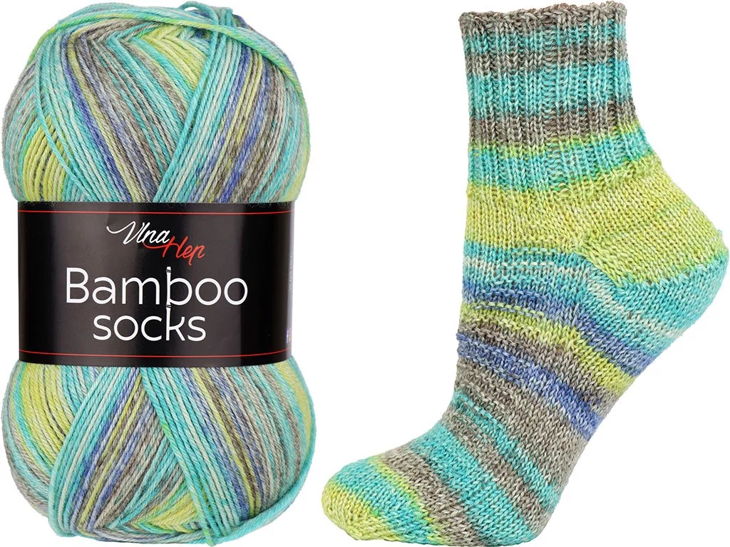 Vlna-Hep Bamboo Sock zoknifonal 100 g – 7907