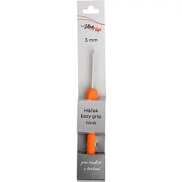 Horgolótű Easy Grip - alumínium - 3 mm