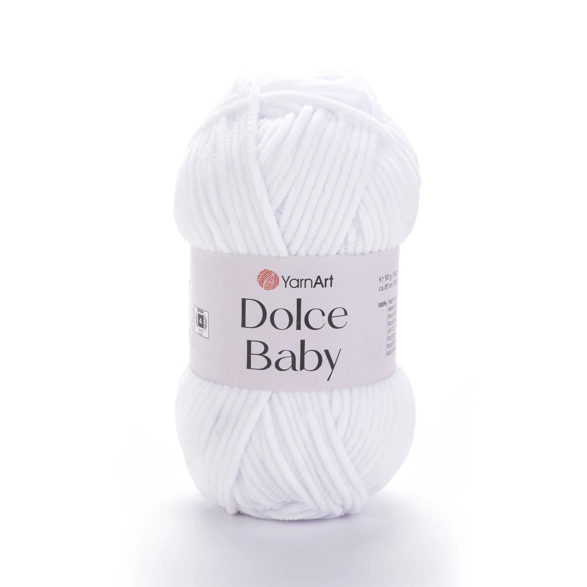 Yarnart Dolce Baby zseníliafonal – 741 – FEHÉR