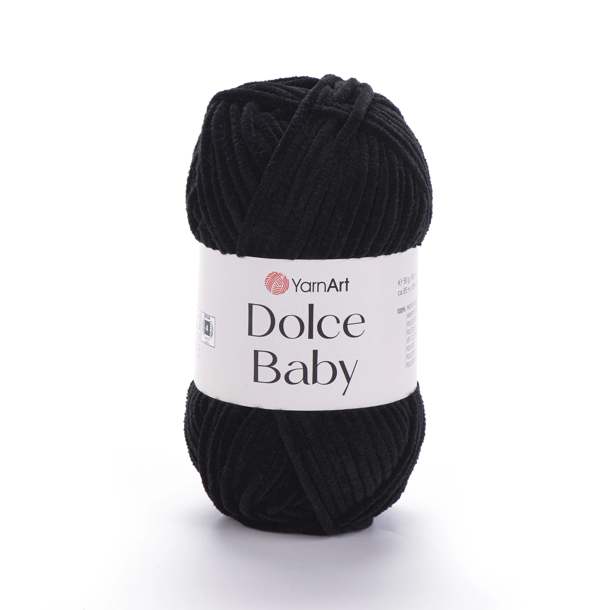 Yarnart Dolce Baby zseníliafonal – 742 – FEKETE