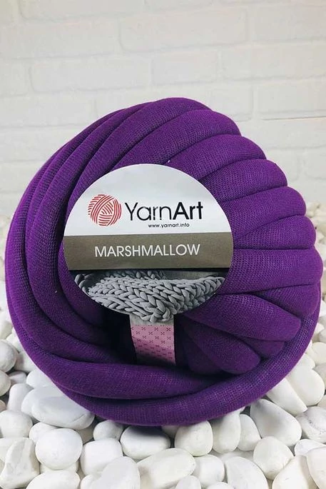 YarnArt Marshmallow - etxra vastag fonal - lila